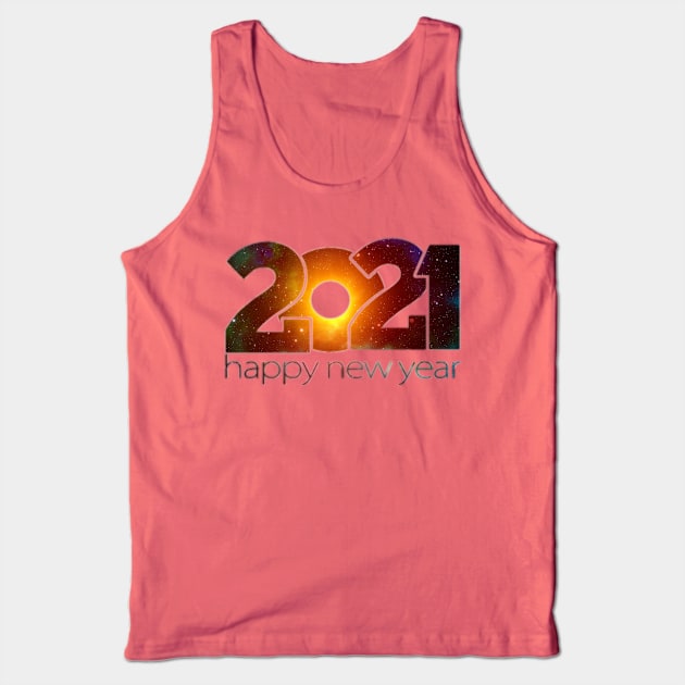 Happy New Year 2021 Merry Christmas Gifts Tank Top by MIRgallery